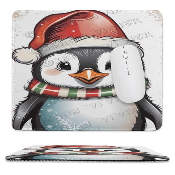 Penguin Printed Mouse Pad, 10"x12", Premium Mouse pad,Non-Slip Rubber Base Mouse pad