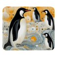 thumbnail image 1 of Penguin Printed Square Desk Mat Mousepad, 8.3x9.8 Inch, Non-Slip Rubber Bottom, Suitable for Office and Gaming, 1 of 6