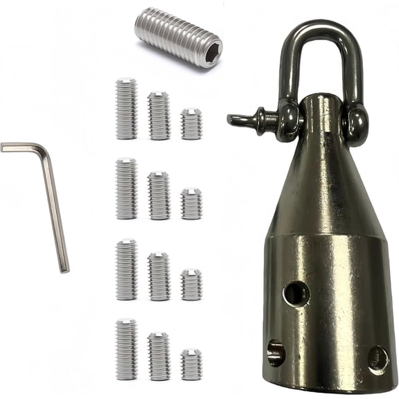 Penguin Puller Jr. 69705 Wire Pulling Grip Tool - 4000 lbs Max Pull, 2/0 to 4/0 Copper/Metal Wire Compatible Heavy-Duty Attachment Head