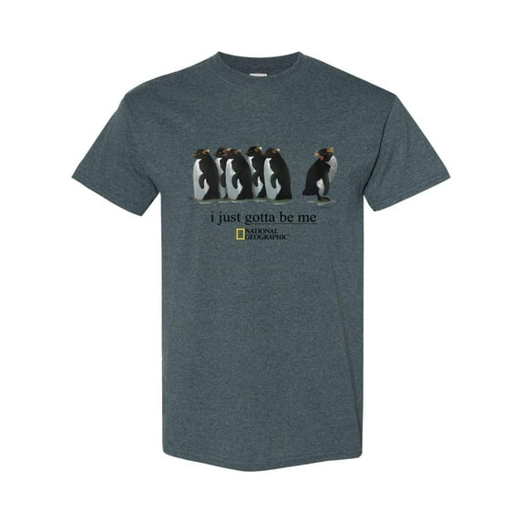 Penguin Quote I Just Gotta Be Me Funny Animal Lover T-Shirt, for men & women, up to size 5XL
