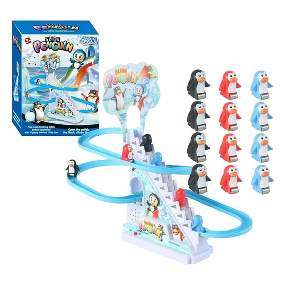 Penguin Race Game Playful Penguin Race Game Penguin Race Slide Penguin Race Track Toy Penguin Slide Toy Racing Penguins Toy Musical Penguin Race Track Game Set