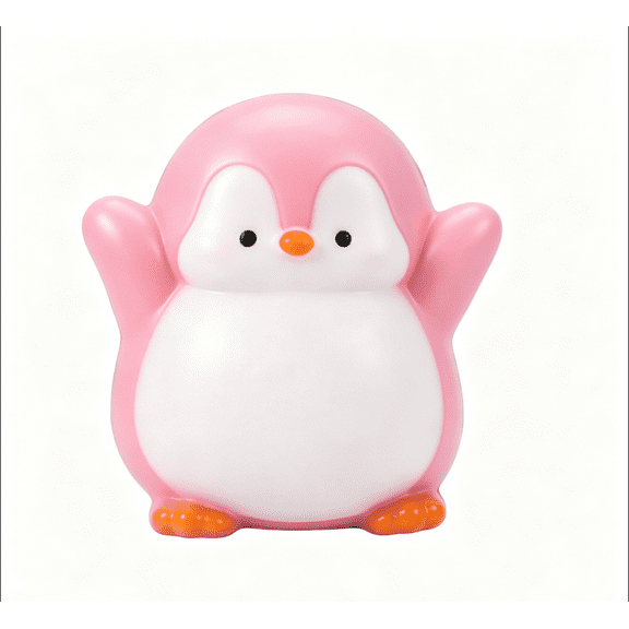 Penguin Shaped Squishy, Slow Rising Stress Relief Squeeze, Cute Sensory Anxiety Fidget, Desk Relaxation Item, Perfect Chill Out Reliever