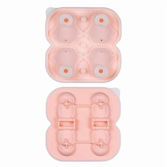 Penguin-Shaped Whiskey Ice Mold - Fun Food-Grade Silicone Ice Cube Tray for Cocktails and Beverages