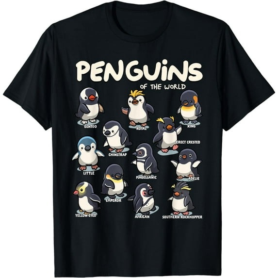 Penguin Shirt Penguins Animals of the World Penguin Lovers T-Shirt