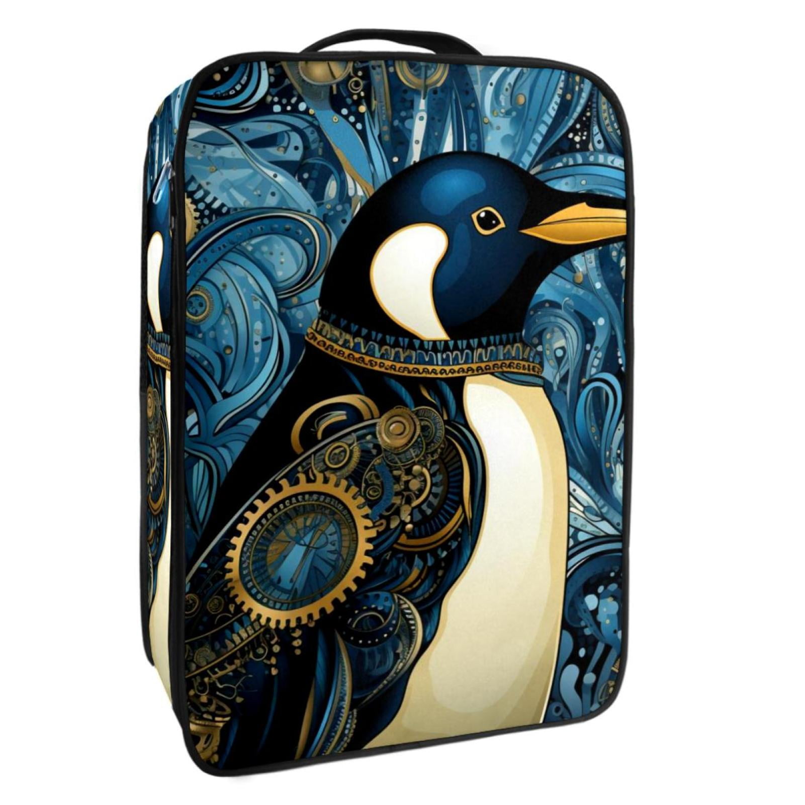Penguin Shoe Organizer Storage Box - Polyester Material, 23x31cm/9x12in ...