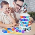 Penguin Ski ParentChild Multiplayer Interactive Game Track Board Game