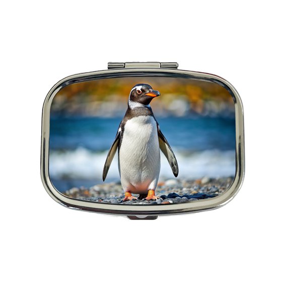 Penguin Small Travel Handbag Pill Box Case