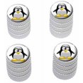 thumbnail image 1 of Penguin Snow Bird Tire Rim Wheel Aluminum Valve Stem Caps, Multiple Colors, 1 of 1