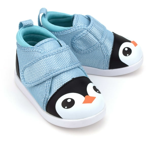 Penguin Squeaky Toddler Shoes V2 | Sparkly Blue
