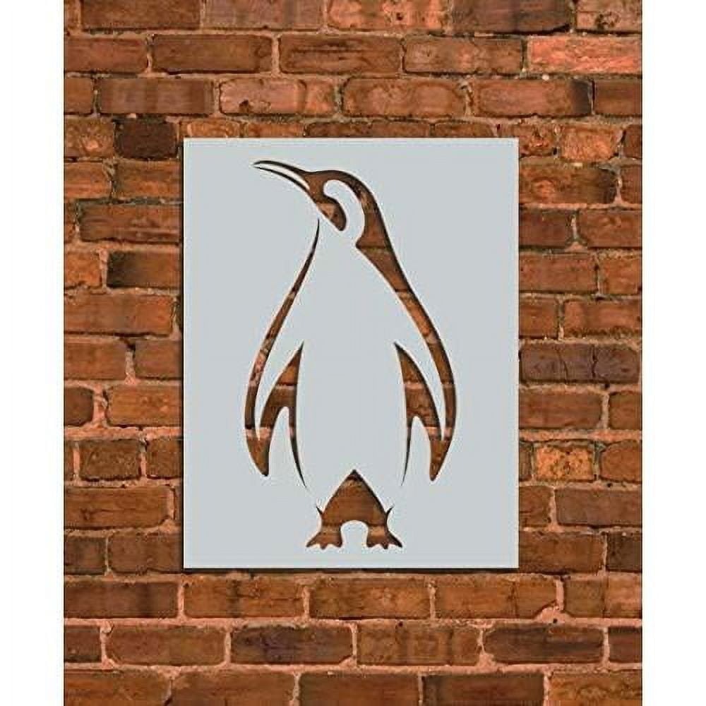 Penguin Stencil Template - Reusable Stencil - - Walmart.com