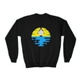 thumbnail image 1 of Penguin Sun Abstract - Youth Crewneck Sweatshirt, 1 of 4