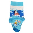 thumbnail image 1 of Penguin Surfing with a Cool Polar Bear Socks from the Sock Panda (Adult Small - Shoe Sizes 2-5), 1 of 1