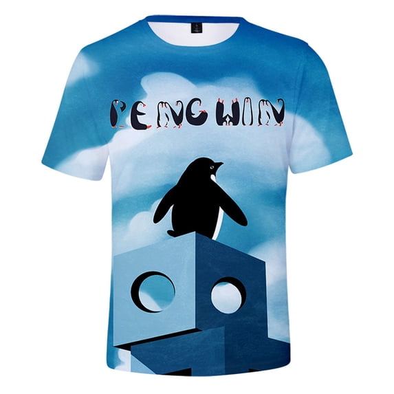 Penguin T Shirt For Men Women Unisex Tops Hot Sale Kids Summer t-Shirt Casual Boys Girls Animal Hip Hop Tees Top