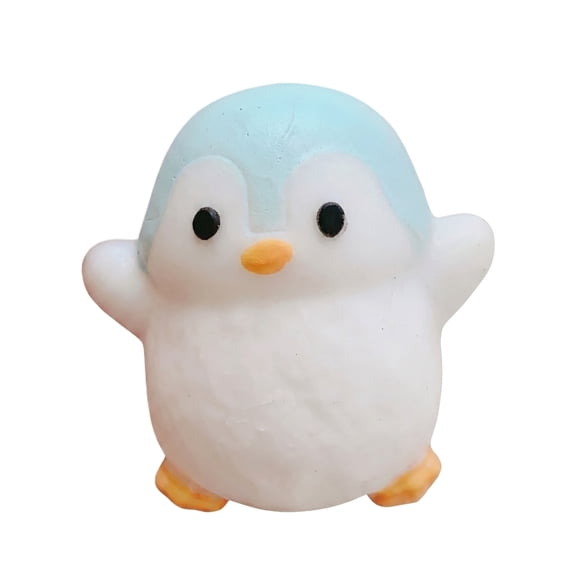 Penguin Taba Squishy, Anxiety Relief Squishy Penguin Fidget, Stress Relief Slow Falling Soft Ball, Sensory Squeeze Putty, Portable Desk Calmer for Adults，C