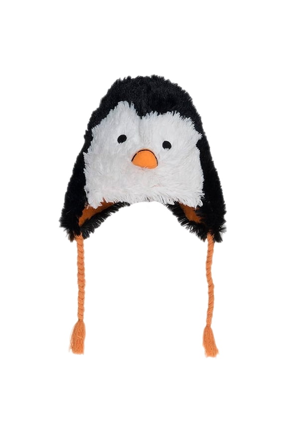 Penguin Toddler Fuzzy Fleece Hat