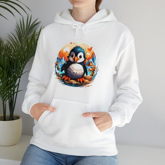 Penguin - Unisex Heavy Blendâ„¢ Hooded Sweatshirt