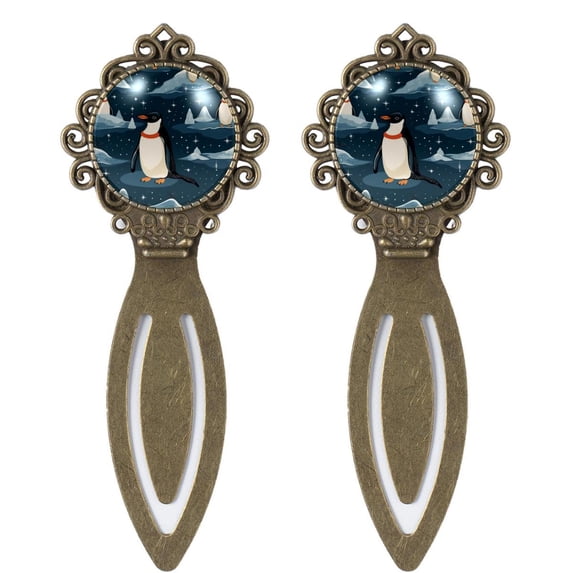 Penguin Vintage Copper-Colored Lace Bookmarks: Stainless Steel Book Accessories and Book Marks - Ideal Gifts for Readers and Book Lovers