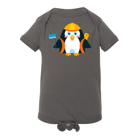 Penguin With A Hat Bodysuit Infant -Image by Shutterstock,  6 Months