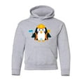 thumbnail image 1 of Penguin With A Hat Hoodie Juniors -Image by Shutterstock,  Small, 1 of 4