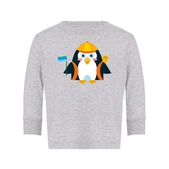 Penguin With A Hat Long Sleeve Toddler -Image by Shutterstock,  3 Toddler