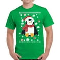 thumbnail image 1 of Penguin Xmas Print T-Shirt for Men Christmas Gift Mens - S M L XL 2XL 3XL 4XL 5XL Xmas Graphic Tee - TShirt Christmas Holiday Mens Gifts, 1 of 2