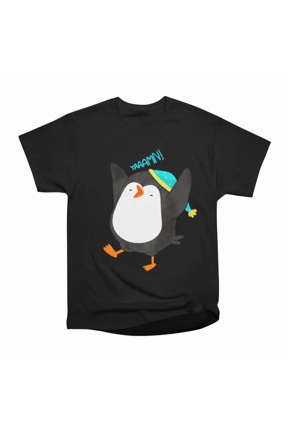 Penguin Yawning T-Shirt Tee Gift For Him Merch For Her Apparel For Friend