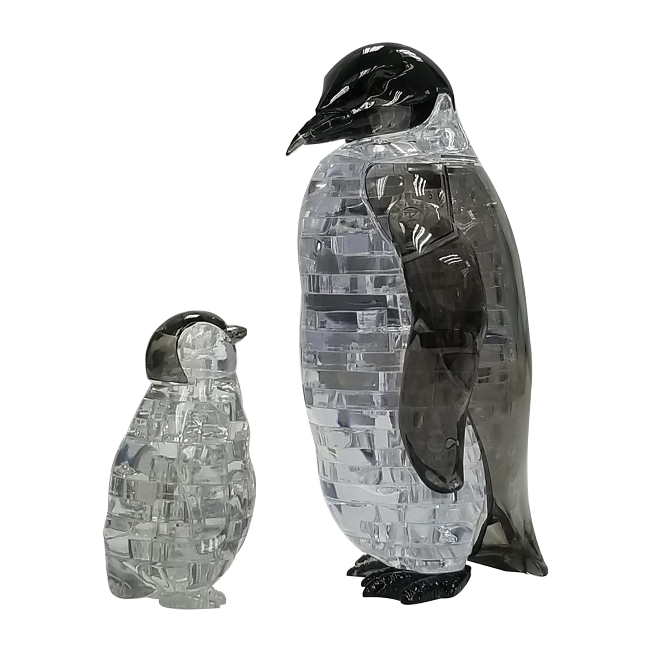Penguin and Baby Multi-Color 3D Crystal Puzzle