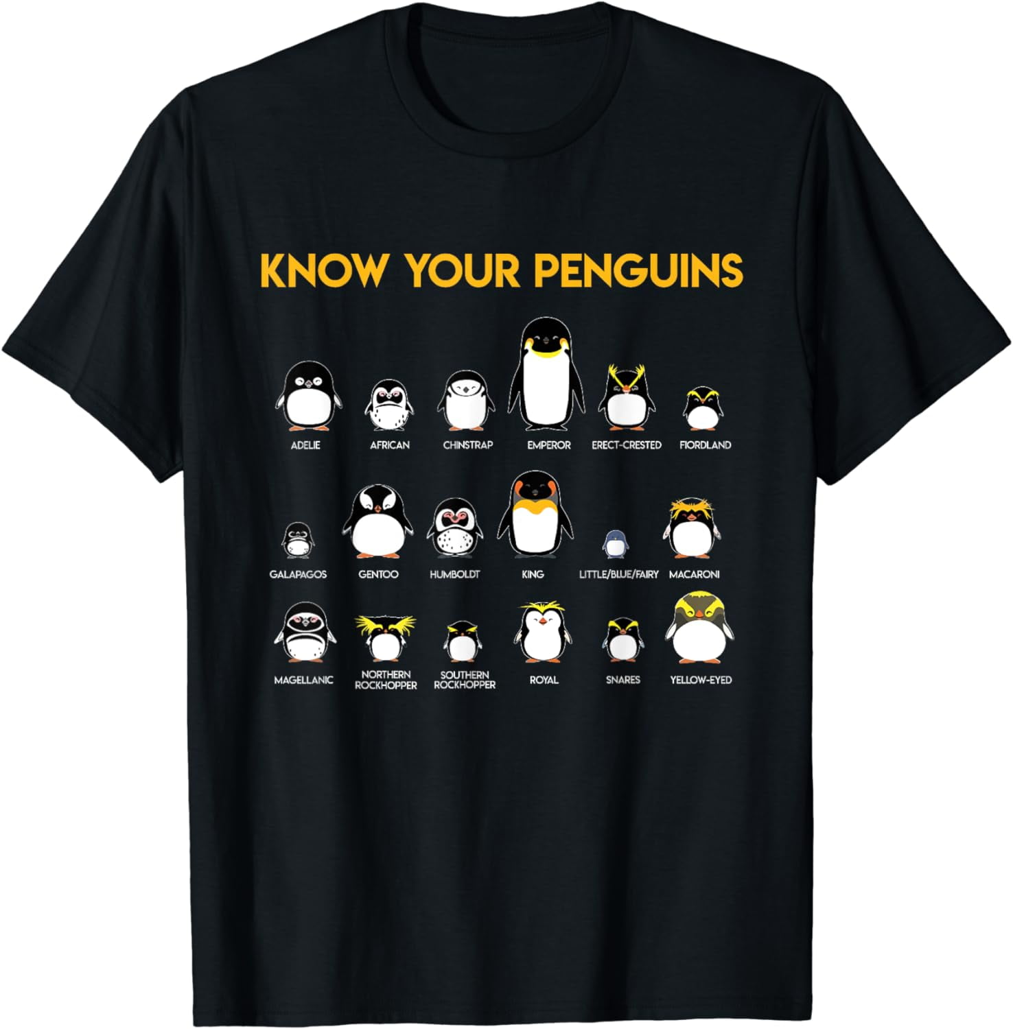 Know Your Penguins Shirt Know Your Penguins Shirt