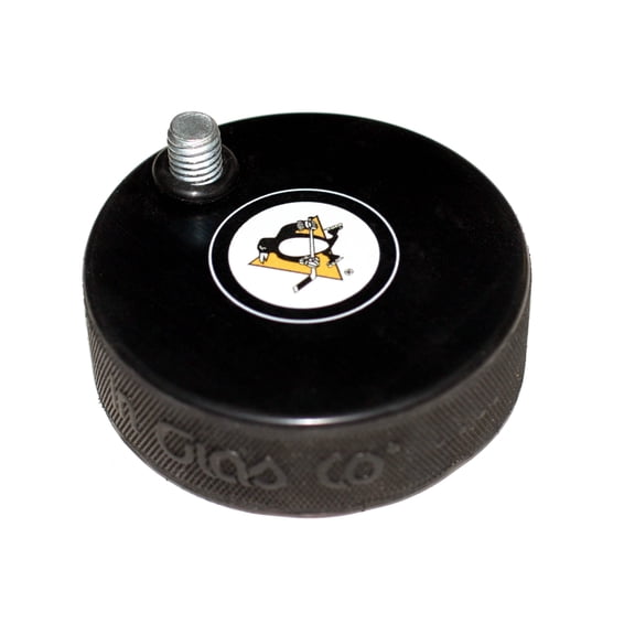 Penguins Autograph Series Hockey Puck Beer Tap Handle Display