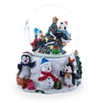 thumbnail image 1 of Penguins' Festive Tree Celebration Snow Water Globe, 1 of 5