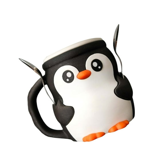 Penguins Ice Cream Pint Holder Reusable Ice Cream Pints container Popsicles Insulated Sleeves With Antifreeze Handle