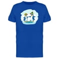 thumbnail image 1 of Penguins Ice Skating Cartoon Tee Men's -Image by Shutterstock, 1 of 2
