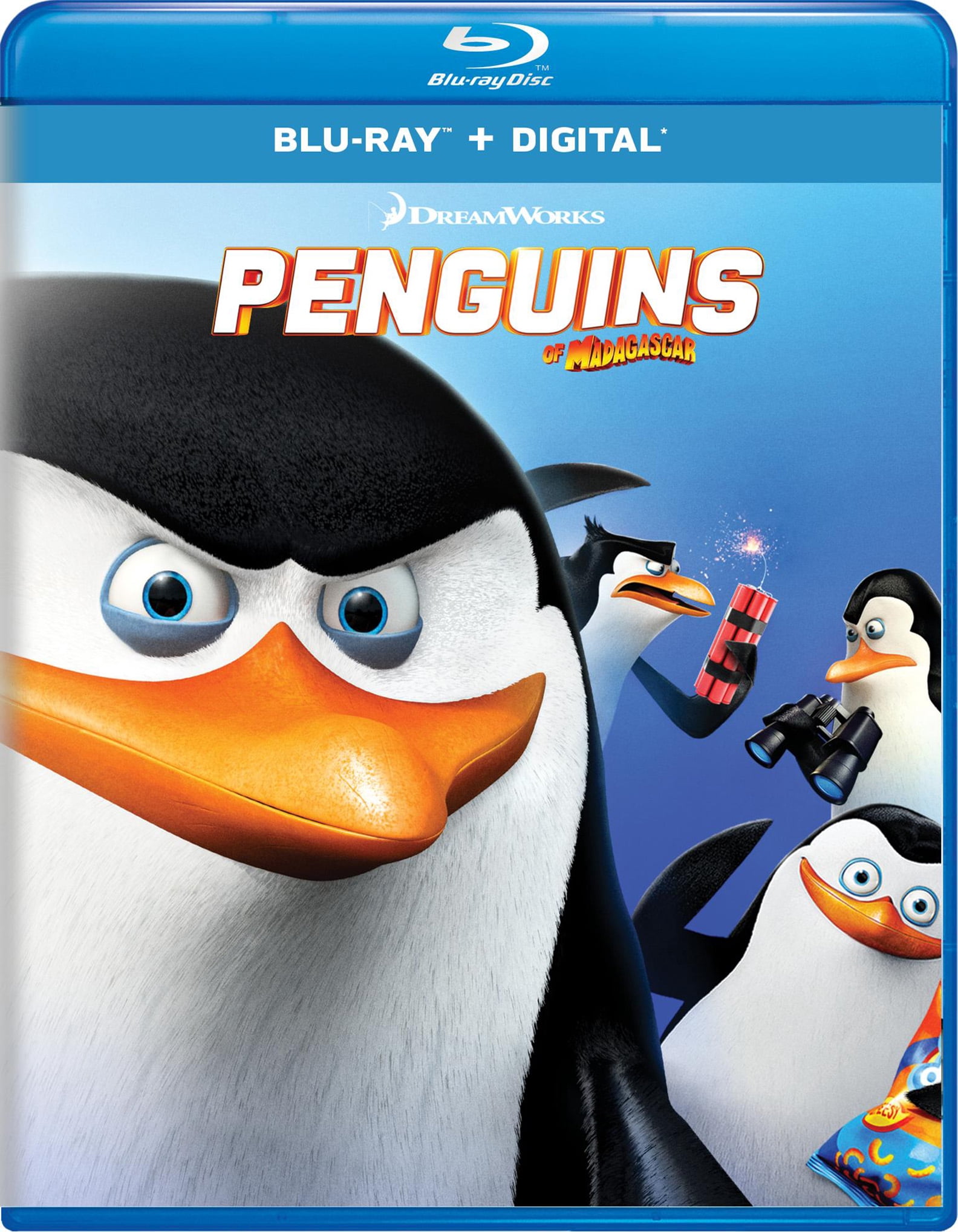Penguins of Madagascar (Blu-ray New Box Art) [Blu-ray] - Walmart.com