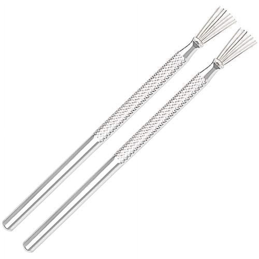 Pengxiaomei 2pcs Clay Needle Tools, Feather Wire Texture Tool for Clay