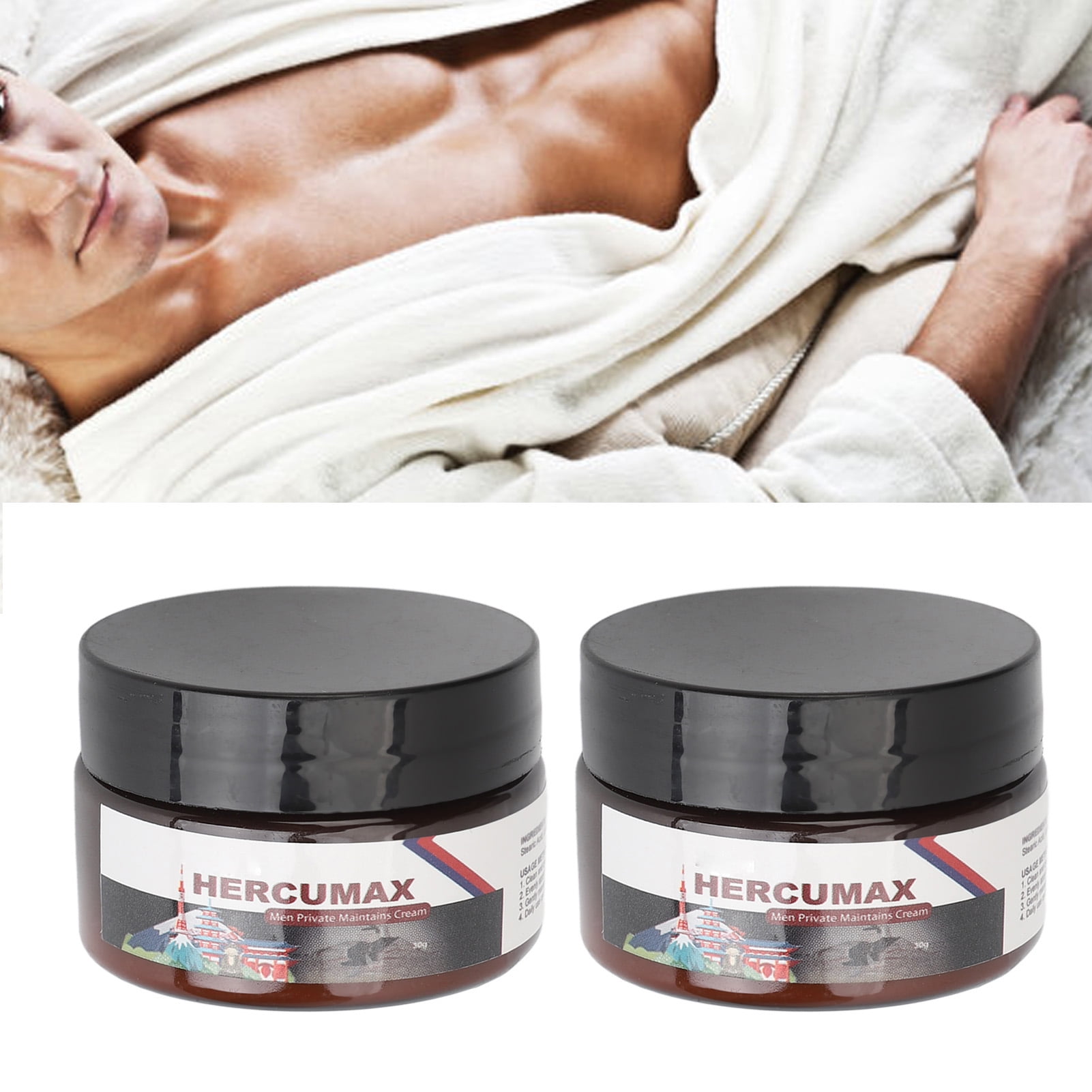 Penile Care Cream, Penile Moisturizer Quick Absorb 2 Pcs Nourish For