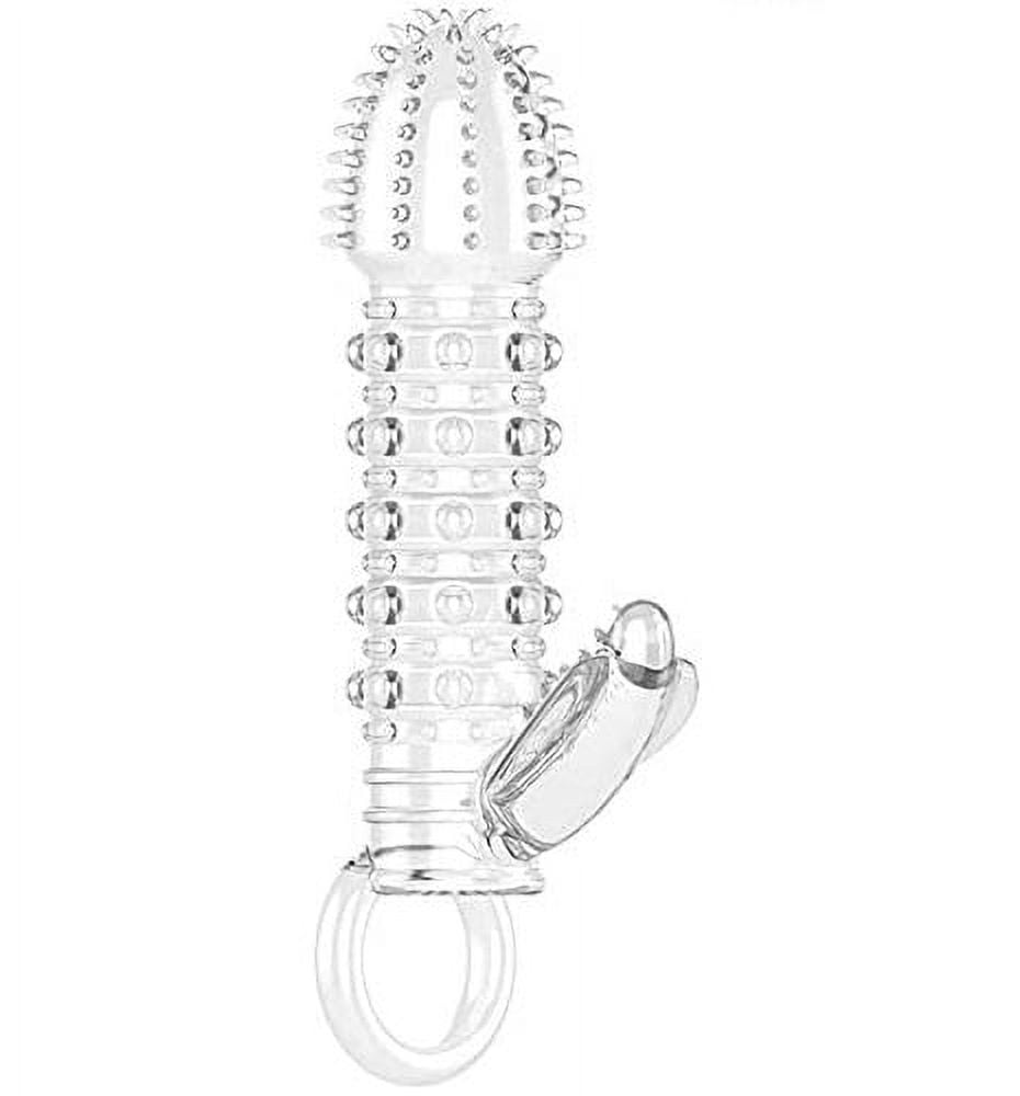 Penis rings Soft and Transparent Male Extension Sleeve Kit use for Men