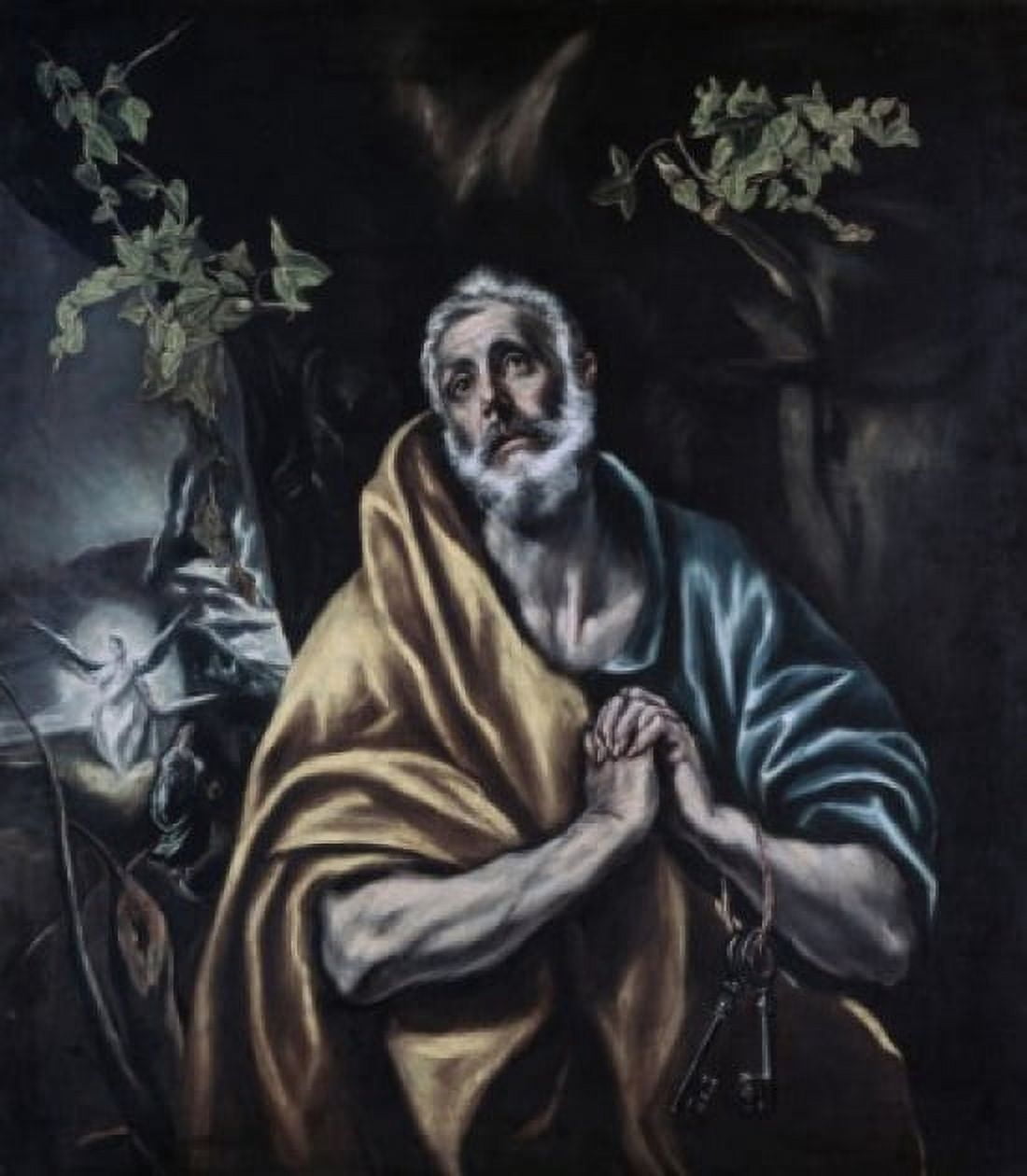 Penitent Peter El Greco (1541-1614 Greek) Oil On Canvas San Diego Museum of Art California USA Canvas Art -  (18 x 24)