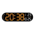 Penkiiy 13.7" Large Digital Wall Clock Battery Operated with Big Digits
