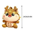 thumbnail image 1 of Penkiiy 2024 Chinese New Year Decorations, Year of The Dragon 2024 Spring Festival Decor, Lunar New Year Dragon Stuffed Animal Plush Toy, Soft Red Dragon 2024 Mascot Zodiac Toys, 7.9 inches, 1 of 3