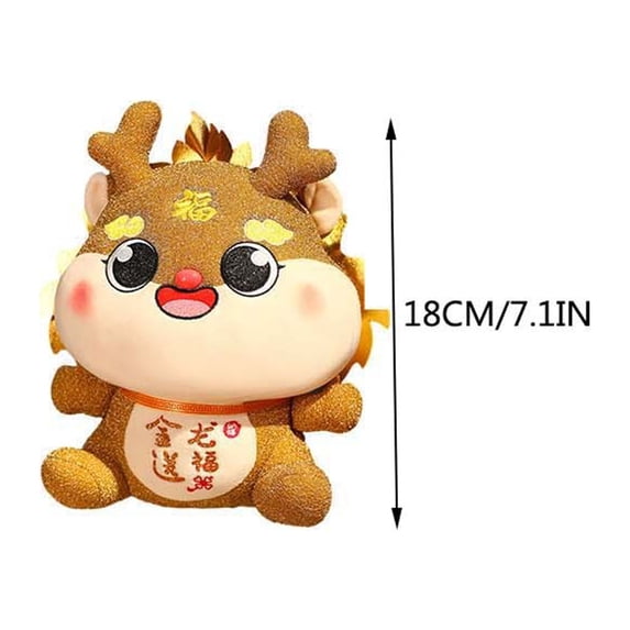 Penkiiy 2024 Chinese New Year Dragon Plush,Chinese Zodiac Dragon Stuffed Animal, 2024 Chinese New Year Decoration,New Year Gifts for Kids, Boys and Girls