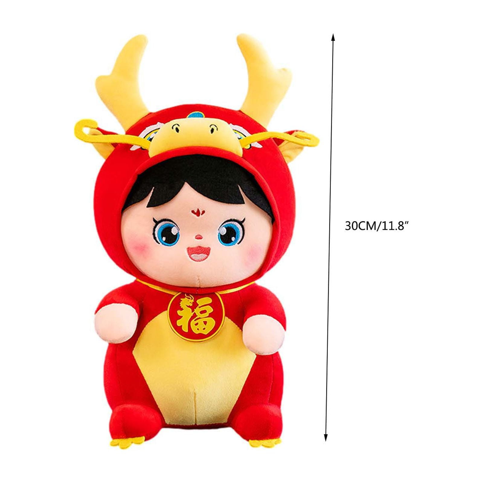 Penkiiy 2024 Lunar New Year Dragon Stuffed Animal Plush Toy,2024