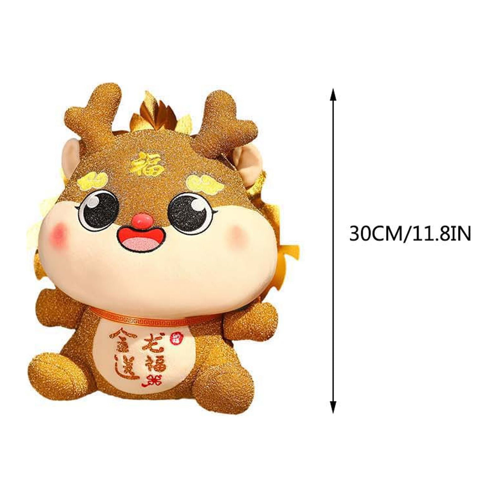 Penkiiy 2024 Lunar New Year Dragon Stuffed Animal Plush Toy,2024