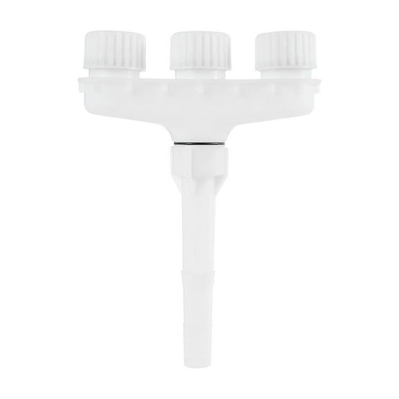 Penkiiy 3-Head Garden Hose Spray Nozzle - Three-Head Nozzle Rotation Adjustment Large Flow Multi-use Watering Heavy Duty Car Pet Washing Tool Watering Pipe Sprayer Nozzle Garden Supplies