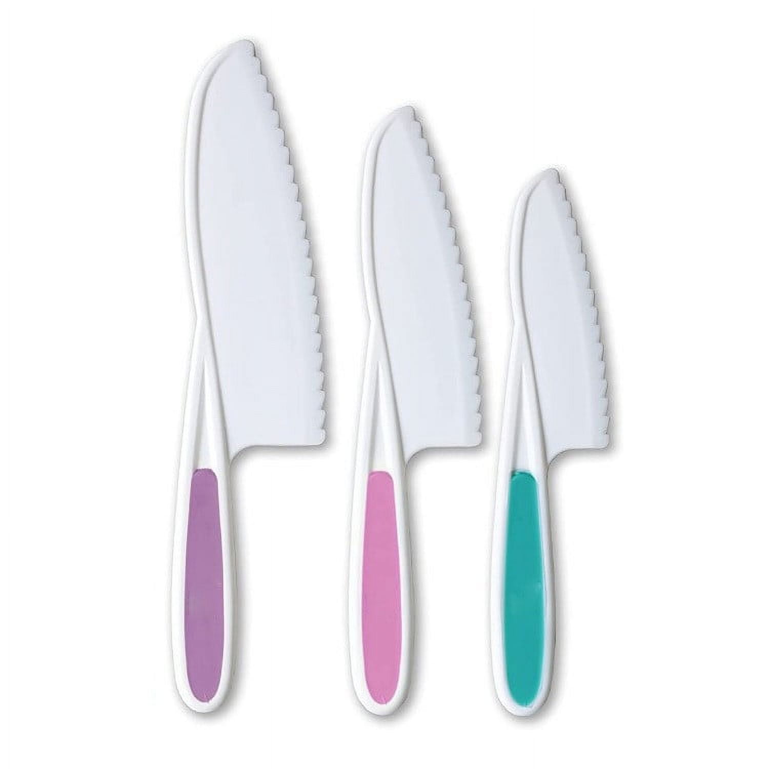 Penkiiy 3 Piece Kids Kitchen Baking Knife Set: Children's Real Cooking ...