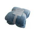 thumbnail image 1 of Penkiiy 78.74x70.86 Inch Moenchy Soft Throw Blanket, 2.49lb Lake Blue Ultra Warm Fuzzy Blankets Furry Reversible Faux Fur Comfy Throws for Bed, Sofa and Living Rom, 1 of 6