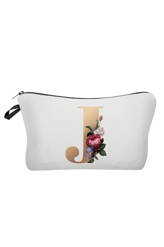 A-Z Personalized Gifts for Women,Cosmetic Bag for women,Birthday Gifts for Best Friend with Cosmetic Bag,Bride Bridesmaid Gifts,Stuff For Girls Teacher Nurse