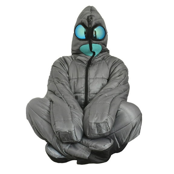 Penkiiy Adults Wearable Sleeping Bag,Camping Sleeping Bag,Alien Walking Sleeping Pattern Sleeping Pouch