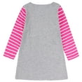 thumbnail image 1 of Penkiiy Autumn Children's Girl's Clothing Tshirt Long Sleeve Striped Embroidered Dress Dresses for Toddler Girls 4 Years Gray 2023 Summer Deal, 1 of 9