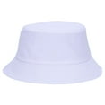 thumbnail image 1 of Penkiiy Autumn Jelly-Colored Fisherman hat Street DIY Portable Basin hat Trend Sun hat White, 1 of 2
