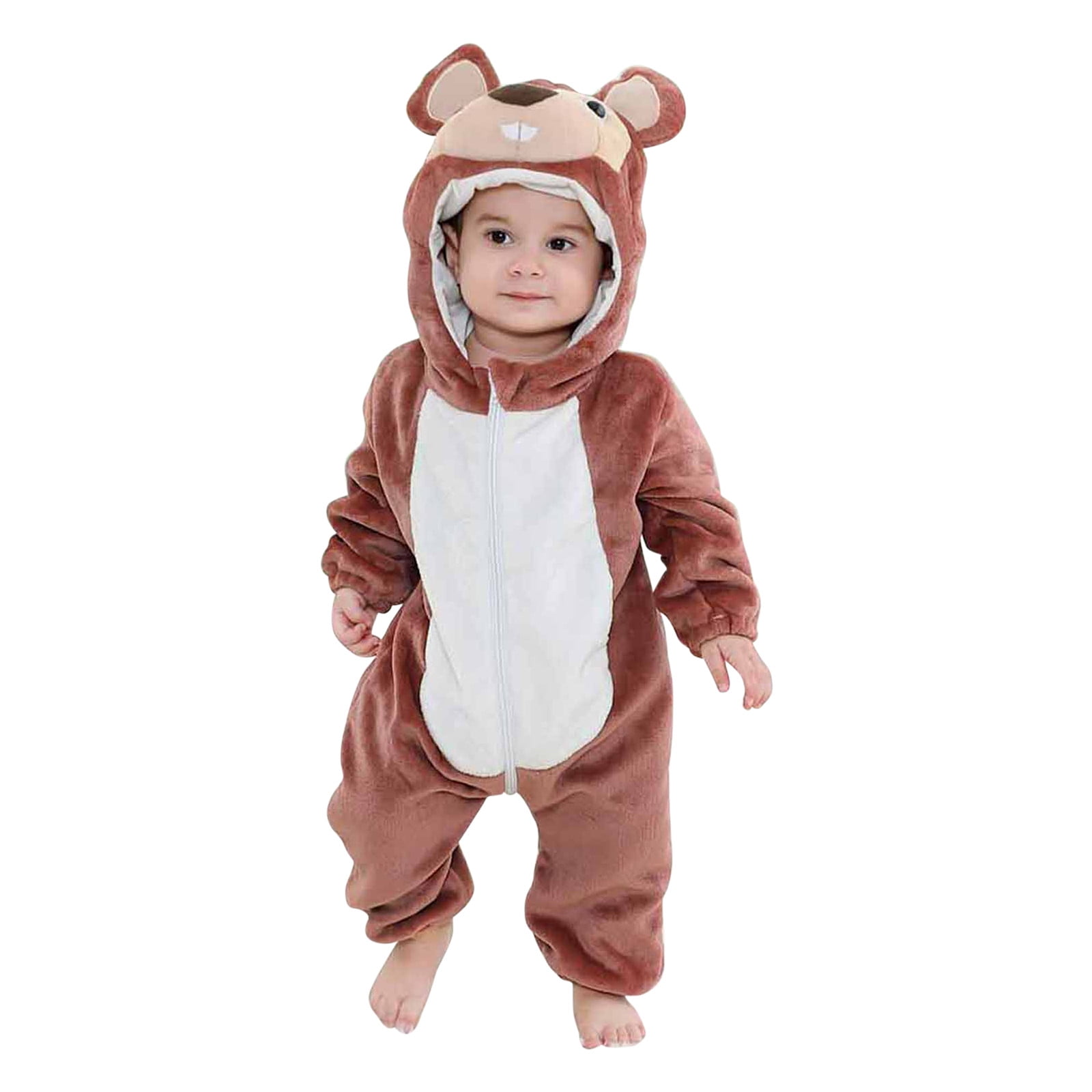 Penkiiy Autumn Winter Infant Toddler Baby Unisex Child Pajama Plush